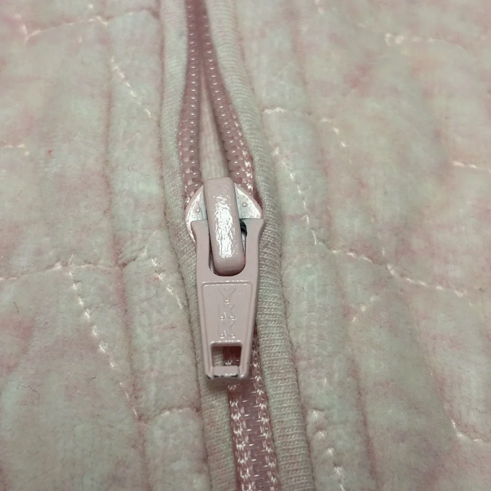 Nordstrom baby quilted bunting with fold over cuffs, size 6m